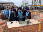 В Панино заложили камень строящегося храма имени апостола Андрея Первозванного