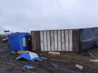 Фура легла на бок на трассе в Эртильском районе 