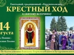 В Панинском районе пройдёт традиционный “Краснохолмский” крестный ход к святому источнику 