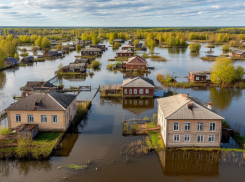 В Воронежской области под воду ушли мост, приусадебные участки и жилые дома