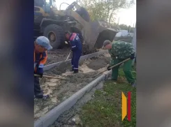 В Таловой заменили асфальт на участке улицы Советской
