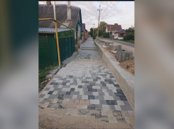 В Боброве активисты ТОС благоустроили тротуар