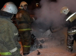 В Бобровском районе на выходных сгорела иномарка