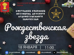 Жителей Панинского района приглашают на фестиваль «Рождественская звезда»