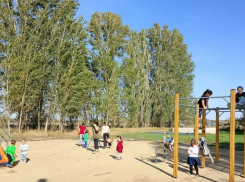 В Таловском районе общественники обустроили детскую площадку