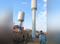В таловском поселке появилась новая водонапорная башня