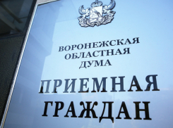 Жителей Эртильского района приглашают на приём по личным вопросам в общественную приемную губернатора