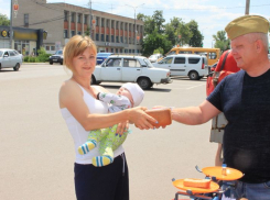 В Панино провели акцию «Фронтовой хлеб»