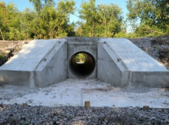 В посёлке Тойда 2-я Панинского района отремонтировали плотину