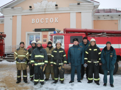 В Панинском районе спасатели провели тренировочные пожарно-тактические учения