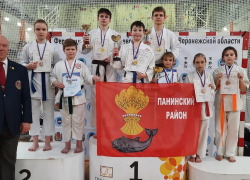 Панинские каратисты завоевали 10 медалей на кубке области