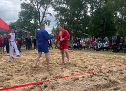 Соревнования по пляжному самбо прошли в селе Воронежской области 