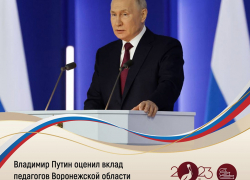 Педагог из ПГТ Анна  Воронежской области получила медаль от Президента РФ 