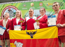 Таловские самбисты завоевали четыре медали на Всероссийских сельских играх