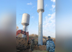 В таловском поселке появилась новая водонапорная башня