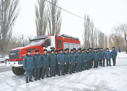 В Эртильской пожарно-спасательной части появилась новая автоцистерна