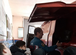 Панинские школьники побывали на экскурсии в пожарной части
