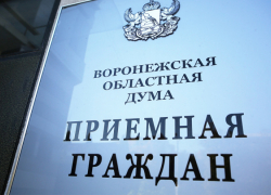 Жителей Эртильского района приглашают на приём по личным вопросам в общественную приемную губернатора