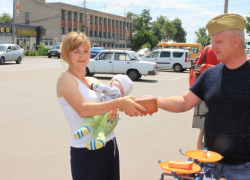 В Панино провели акцию «Фронтовой хлеб»