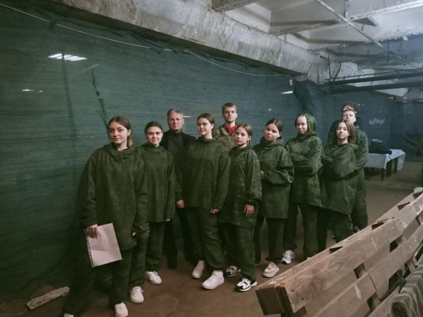 Панинские школьники приняли участие в соревнованиях юнармейских отрядов