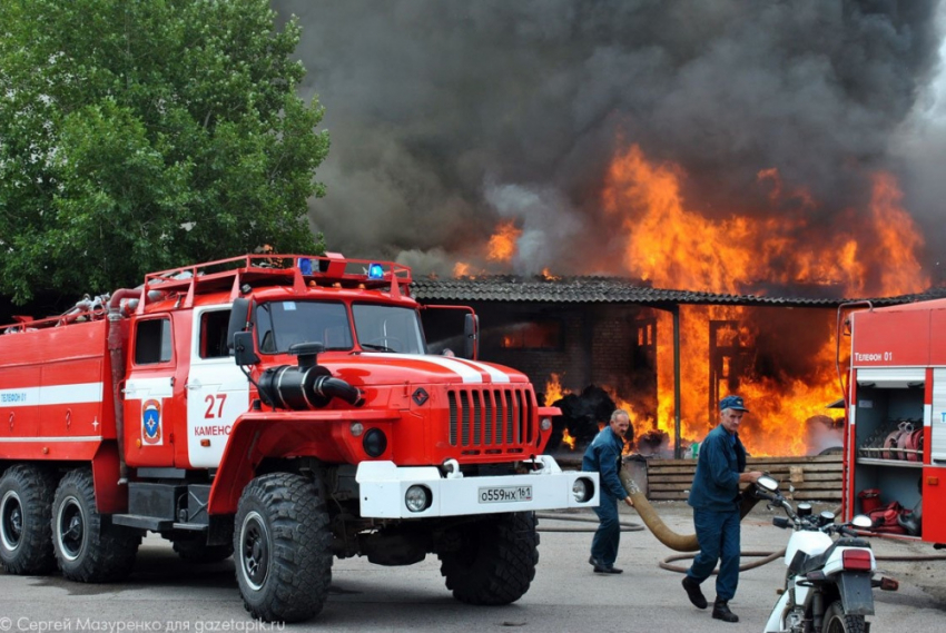 В Таловском районе при пожаре пострадал пенсионер