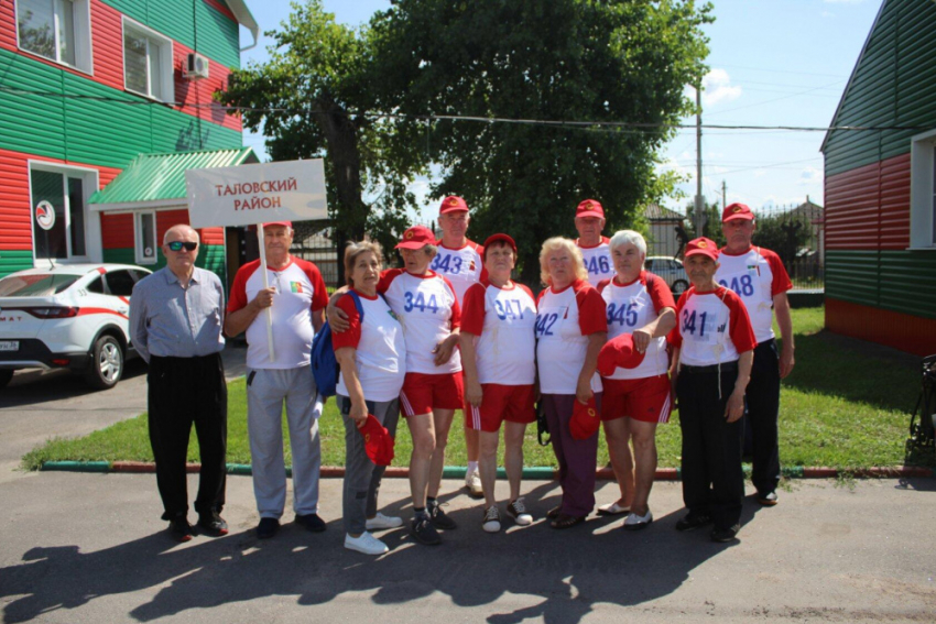Таловские спортсмены приняли участие в спартакиаде пенсионеров Воронежской области