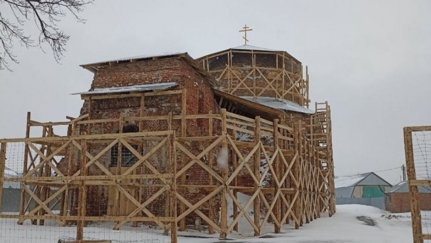 В Бобровском районе провели консервацию храма-памятника