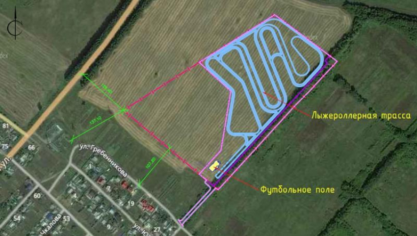 В чистом поле в Панинском районе за 108 млн рублей построят спортивный объект с уличными туалетами