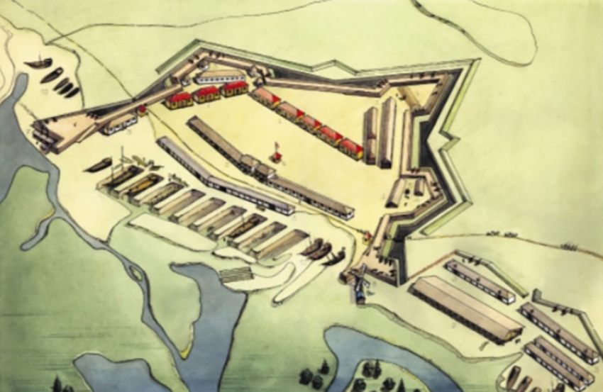 Остатки древней крепости нашли  в столице Воронежской области 